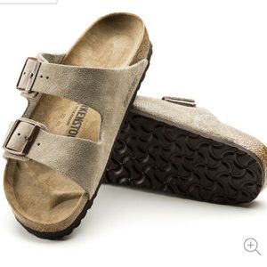 Birkenstock Arizona soft footbed suede sandals